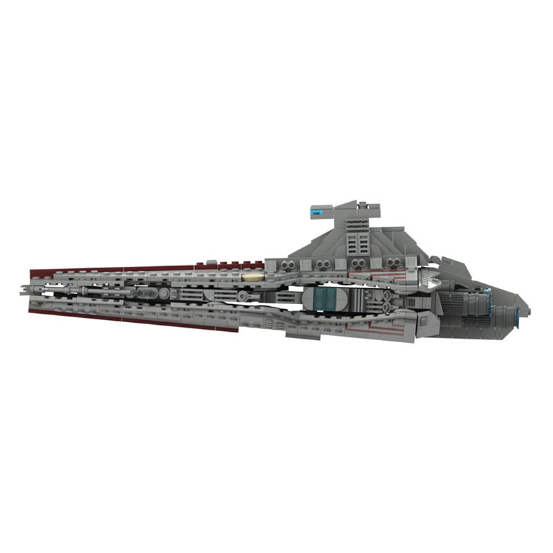 MOC Design Space War series Republic Attach Cruiser with more modes building blocks toys