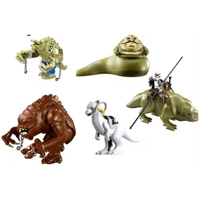 Hot Space star Wars Bantha Jabba Dongdong Beast Blurrg Rancor Dewback Big Bricks Plastic Assemble Collect Building Blocks Kids Toys