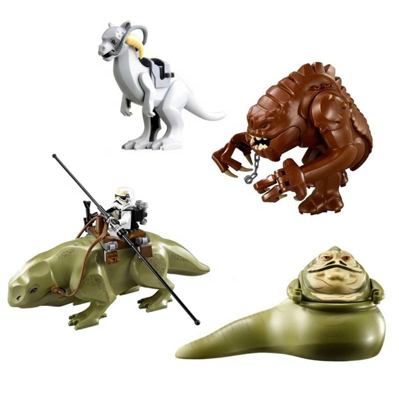 Hot Space star Wars Bantha Jabba Dongdong Beast Blurrg Rancor Dewback Big Bricks Plastic Assemble Collect Building Blocks Kids Toys