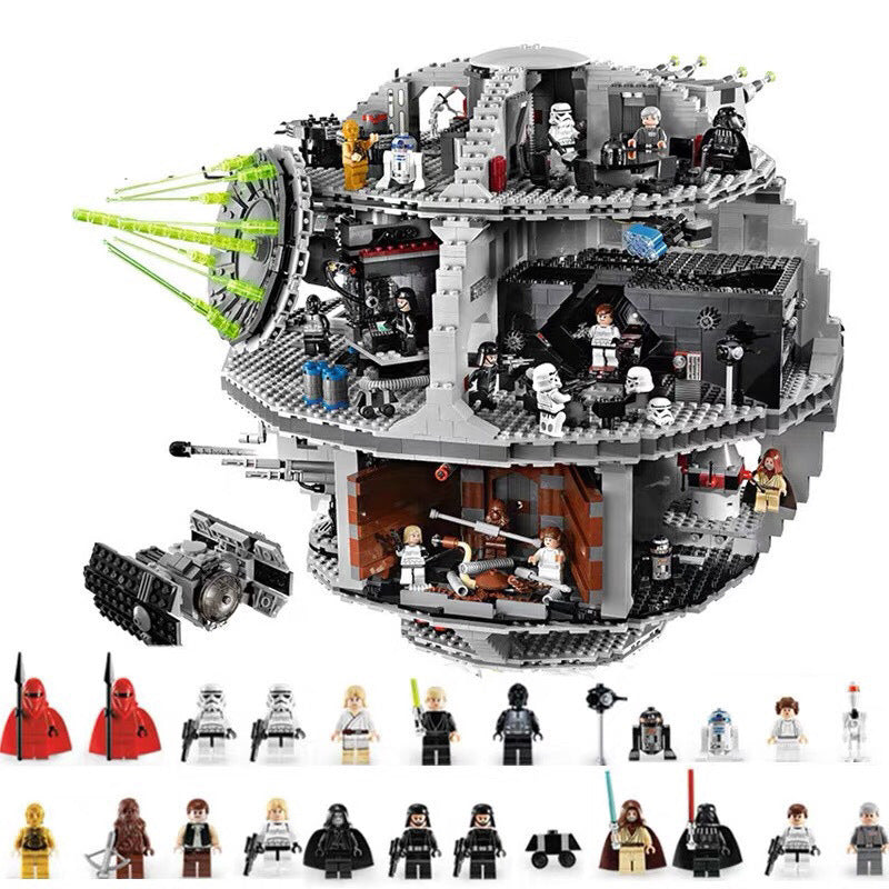 MOC Design Star wars space war series 4126 pcs death stars Assembled Building Block Toys