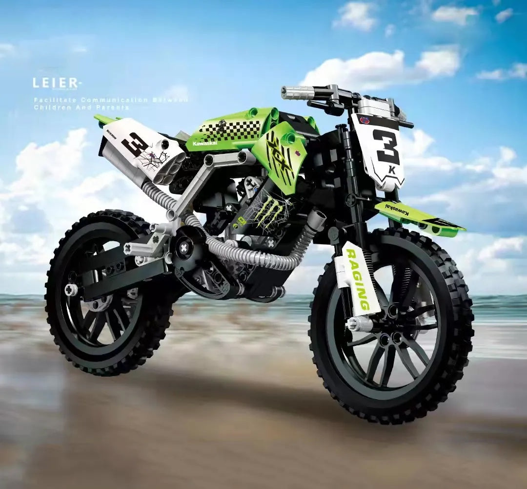 Creative Technology Intelligent Building Blocks Fashionable Racing Motorcycle Kids Toys For Children Gift