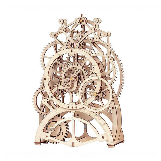 CPC Certificated Robotime Rokr Educational Toys LK501 Pendulum Clock Mechanical Model 3D Wooden Puzzles