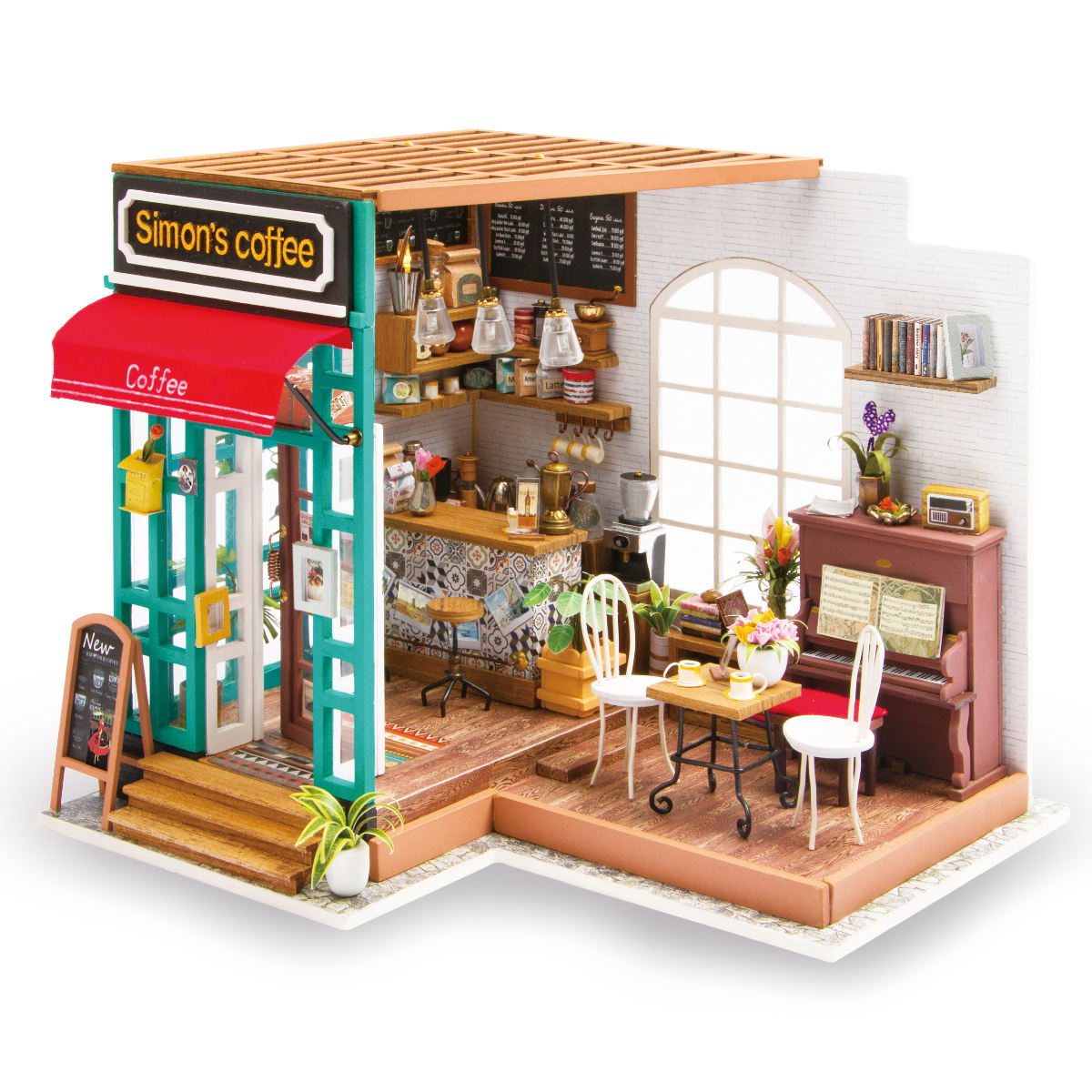 Robotime diy doll house wooden miniature furniture kit for Dropshipping