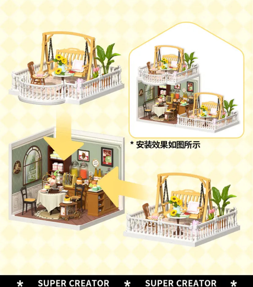 New arrival Rolife Super Creator DIY doll house building blocks for gift