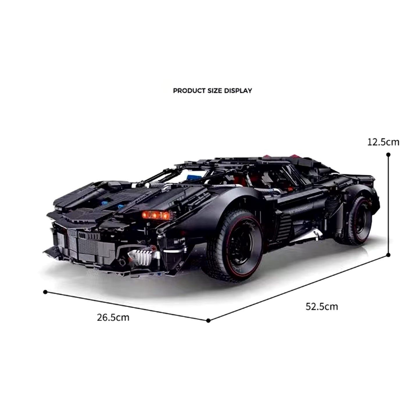 Creative toys black 4290 pcs Lanbojini Armored blocks Compatible with Technic Racing Car Building Blocks toys